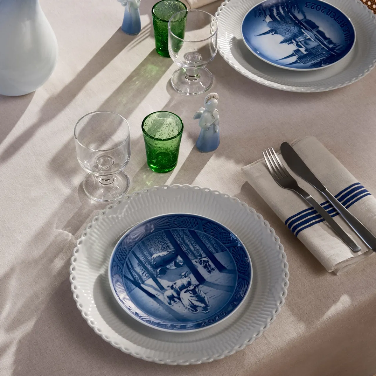 Blue Collectibles Angel with Violin, 9.5 cm