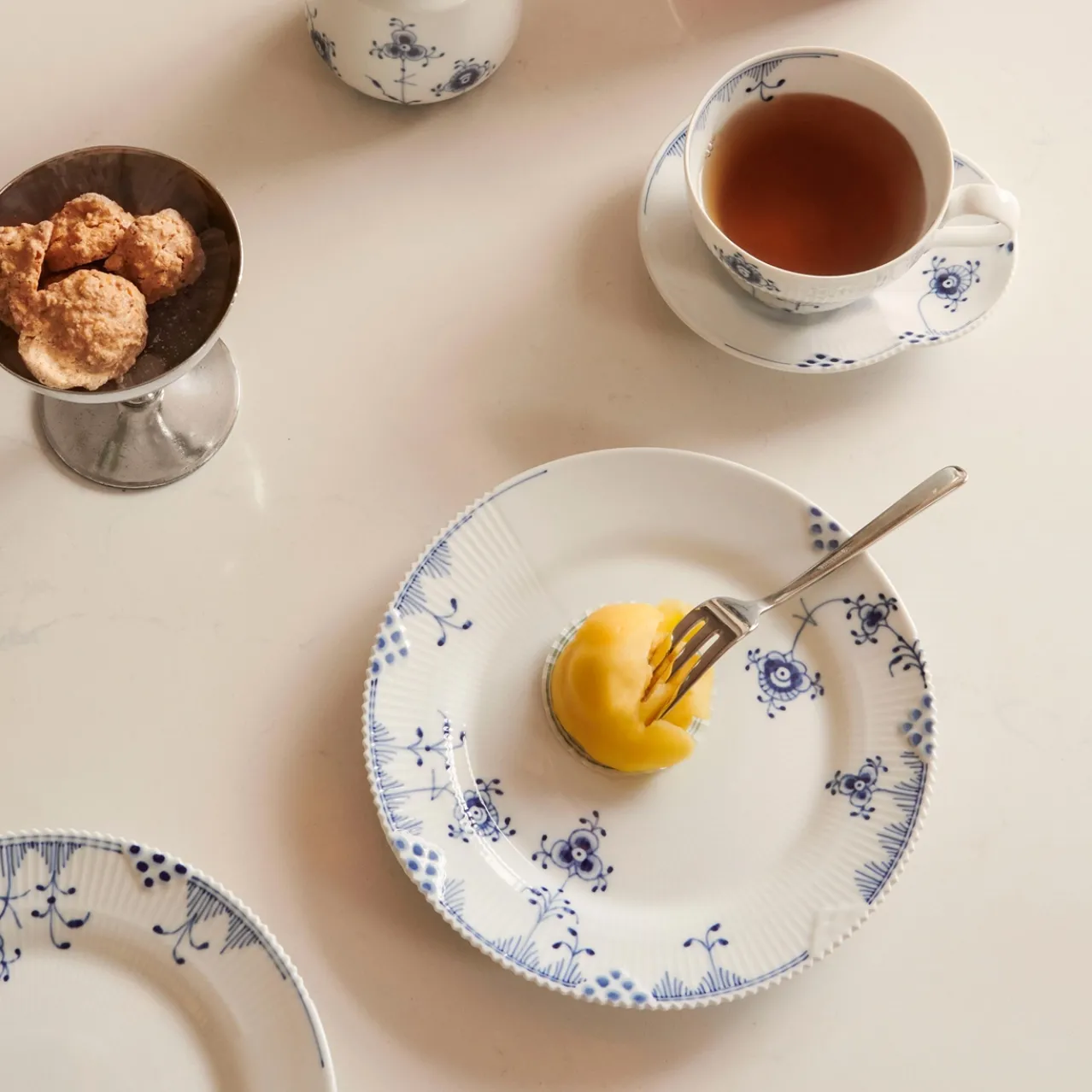 Blue Elements Cup and Saucer, 26 cl