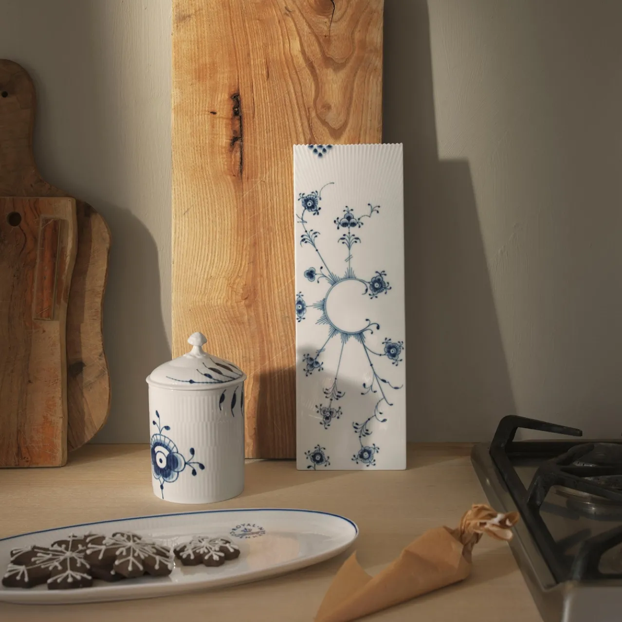 Blue Elements Serving Board, 36 cm