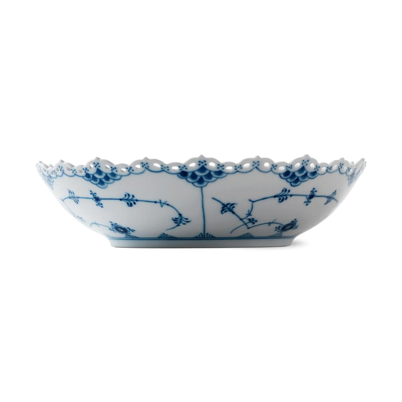 Blue Fluted Full Lace Bowl, 140 cl