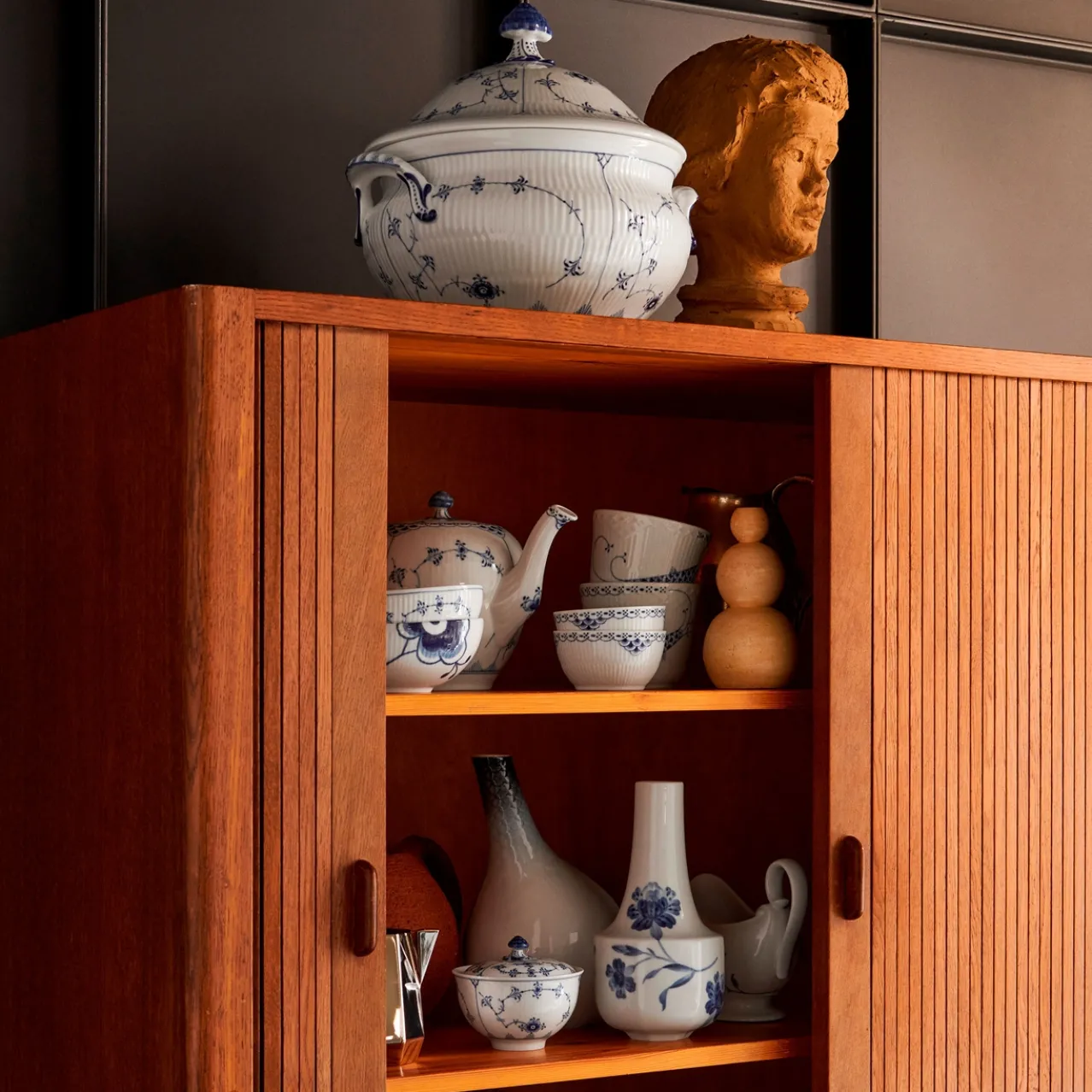 Blue Fluted Mega Bowl, 9 cl