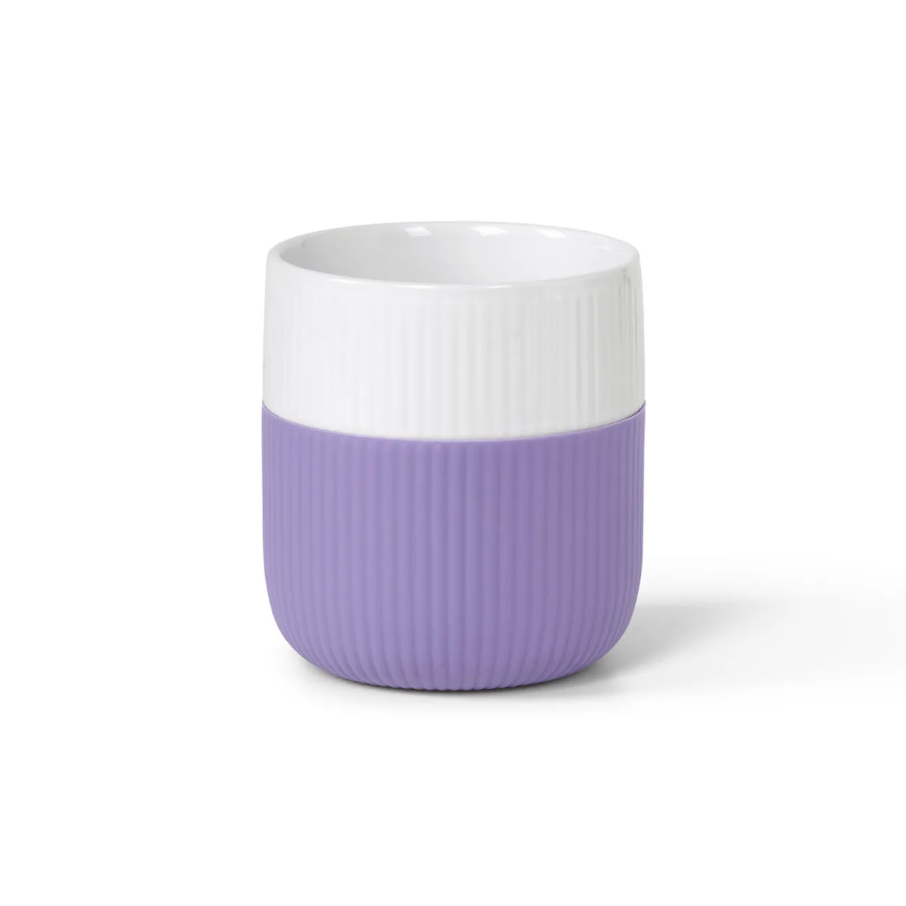 Fluted Contrast Mug, Wisteria, 35 cl