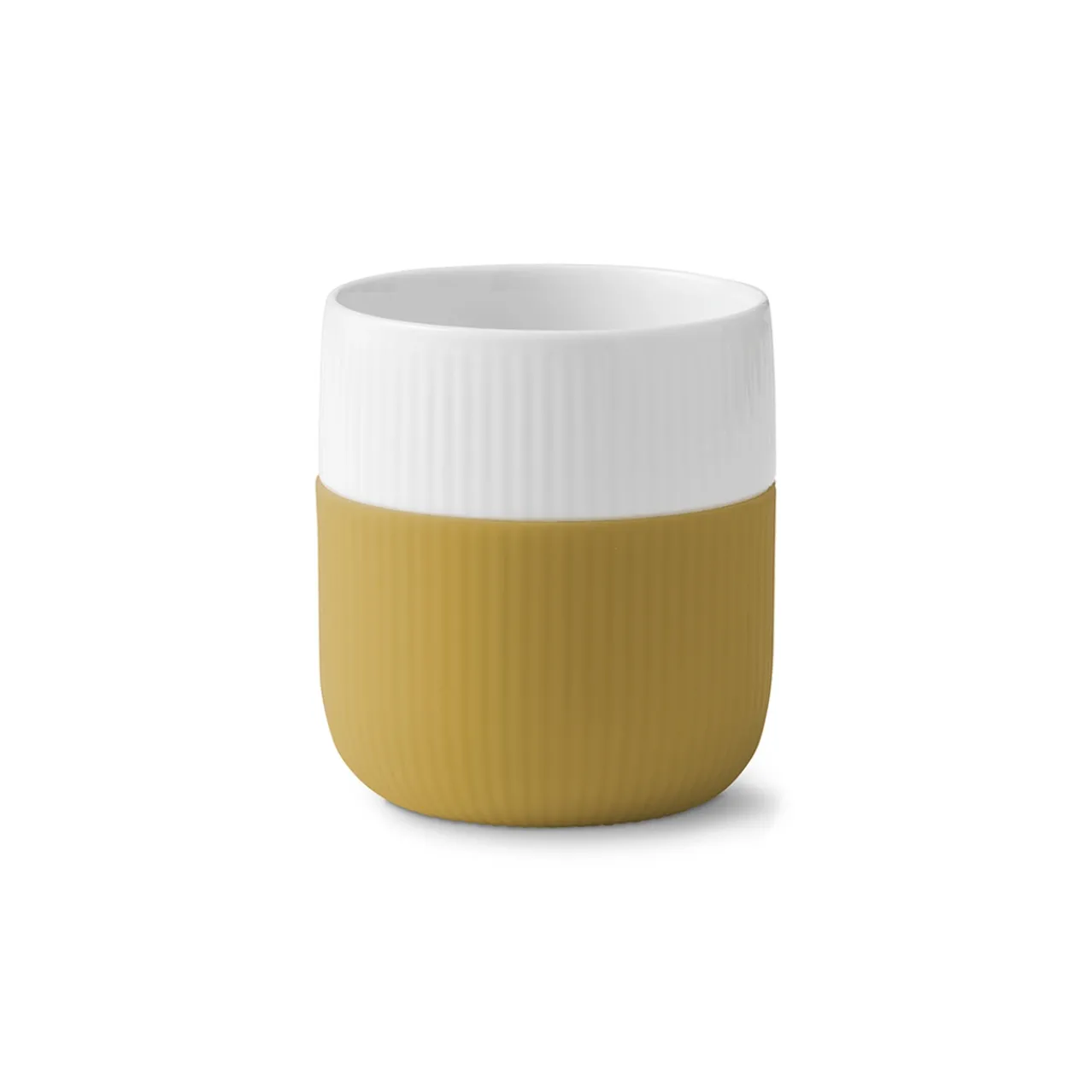 Fluted Contrast Thermal Mug, Rye, 35 cl