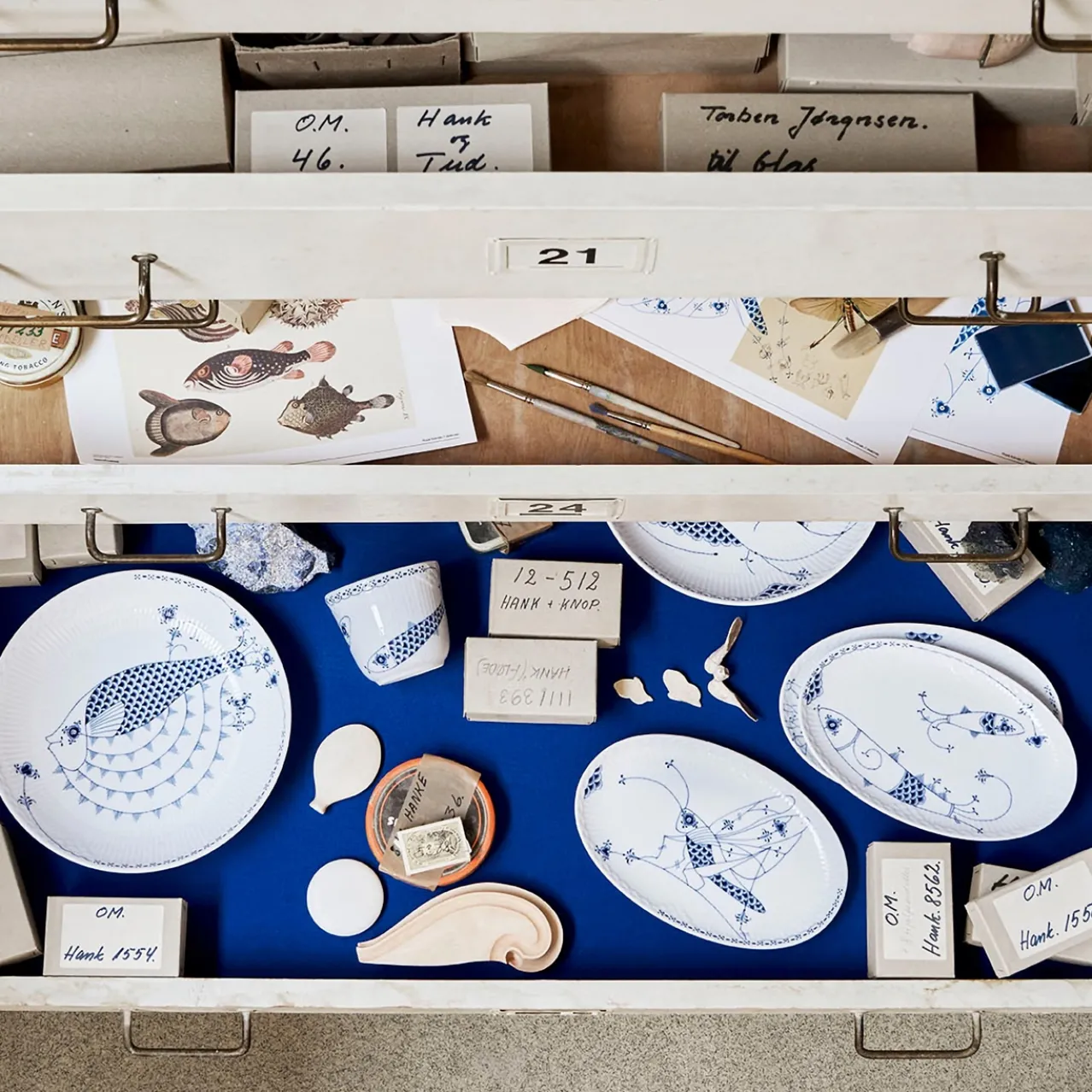 Royal Creatures Assiette, Herring, 23.5 cm