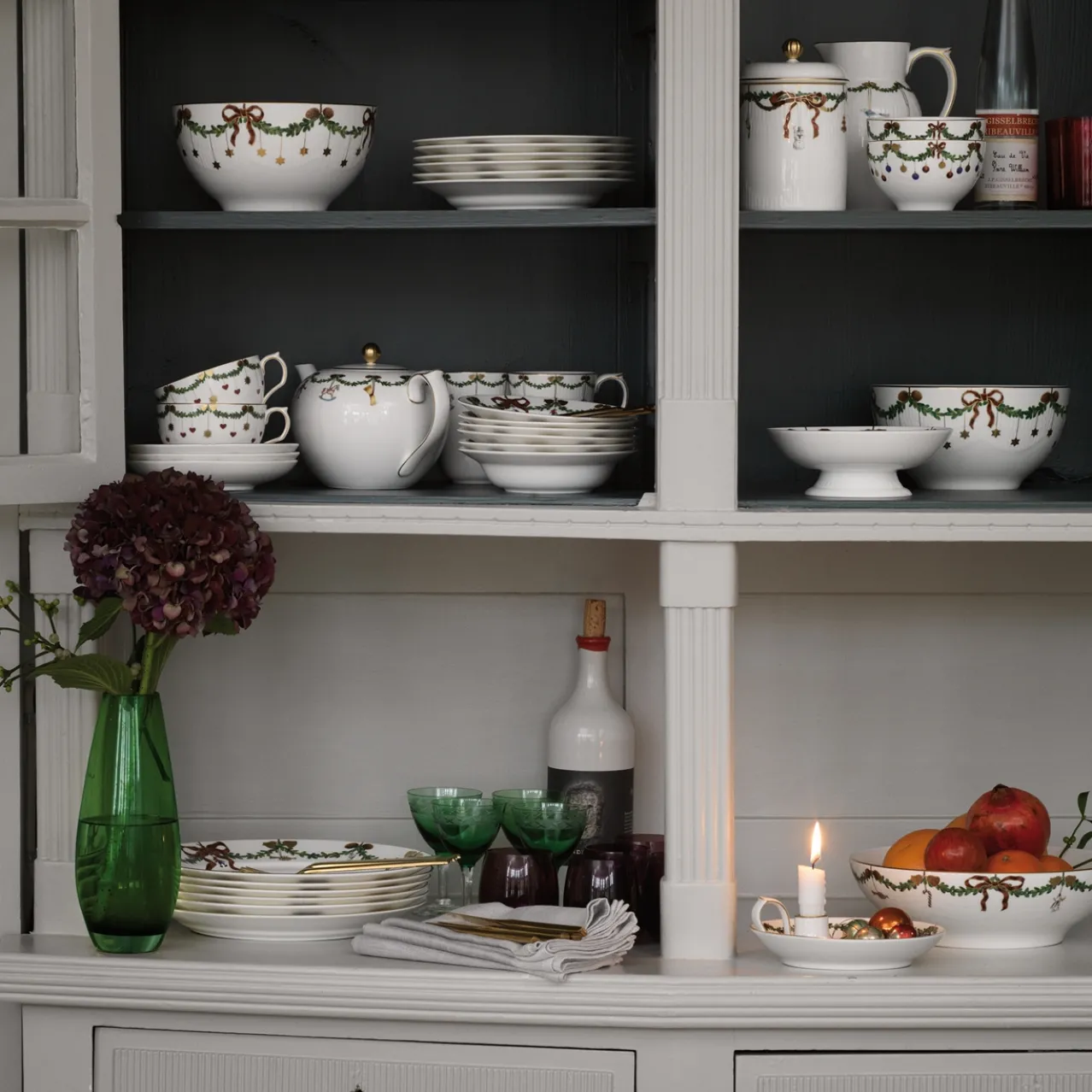 Star Fluted Christmas Bowl, 180 cl